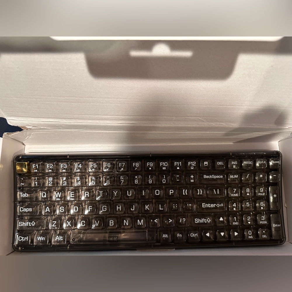 Sleek translucent Wireless Keyboard
